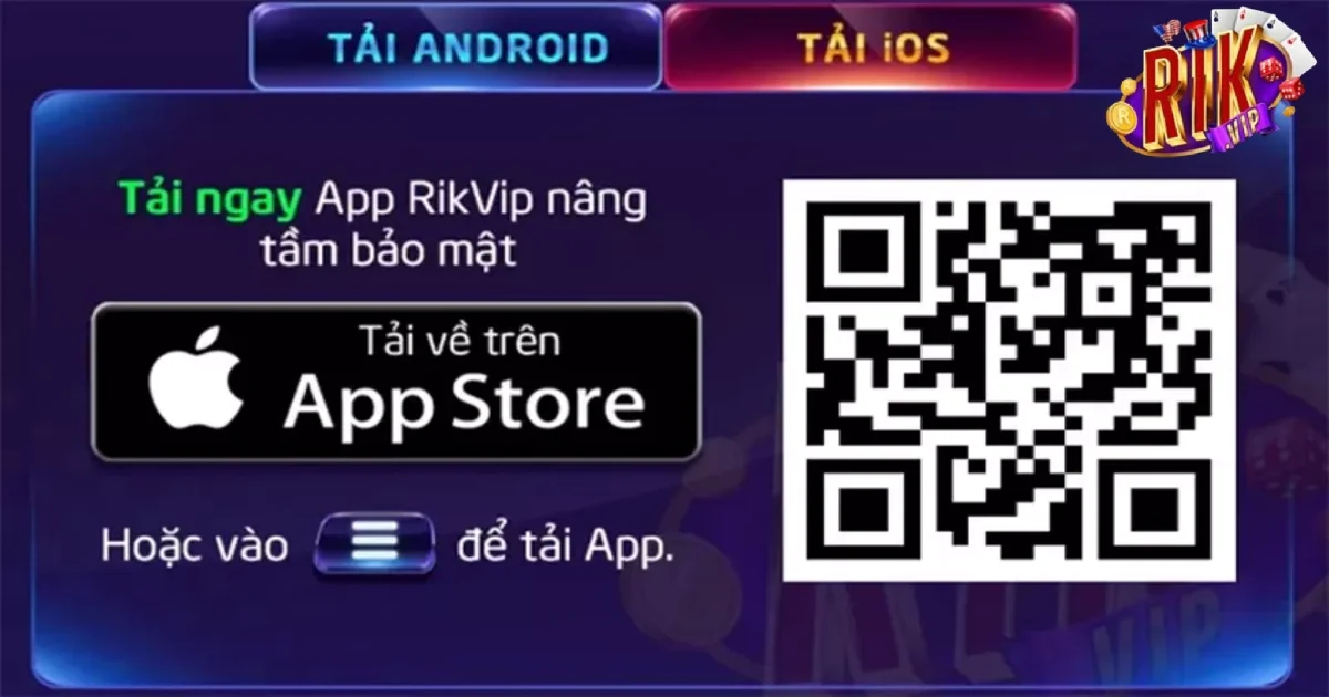 Các bước tải app RIKVIP về điện thoại Android